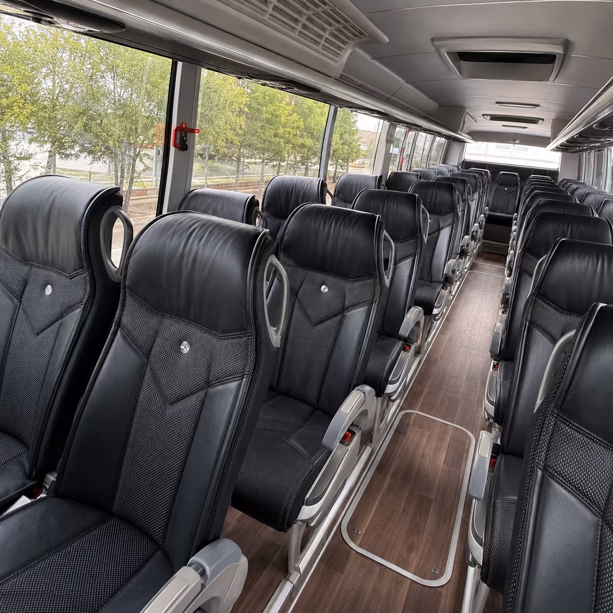 mission airport transportation onboard seating