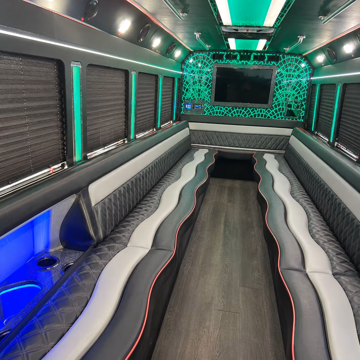 mission holiday party bus rental